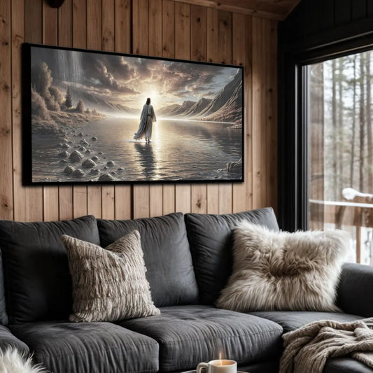 Faith Wall Art - Walking on Water